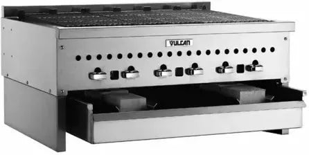 Vulcan - LOW Profile Countertop Wood Assist Smoker Base 2 Trays - CTSMOKER-VCCB47