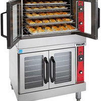 Vulcan - Natural Gas Double Deck Full Size Gas Convection Oven with Computer Controls, 100,000 BTU - VC44GC
