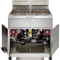 Vulcan - PowerFry3™ 3 65-70 lb. Fryers Gas Floor Fryer with Solid State Controls and KleenScreen PLUS® - 3TR65AF