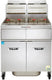 Vulcan - PowerFry5™ 3 65-70 lb. Fryers Gas Floor Fryer with Solid State Controls and KleenScreen PLUS® - 3VK65AF