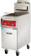 Vulcan - PowerFry5 51 - 90 lb. Gas Floor Model Full Pot Fryer with Solid State Controls for 65 lb Fryers - 1VK65AF