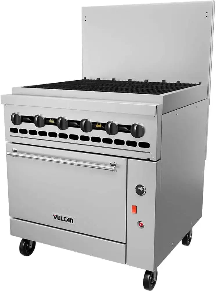 Vulcan - Restaurant Gas Range, with 36" Charbroiler and Convection Oven - 36C-36CBP