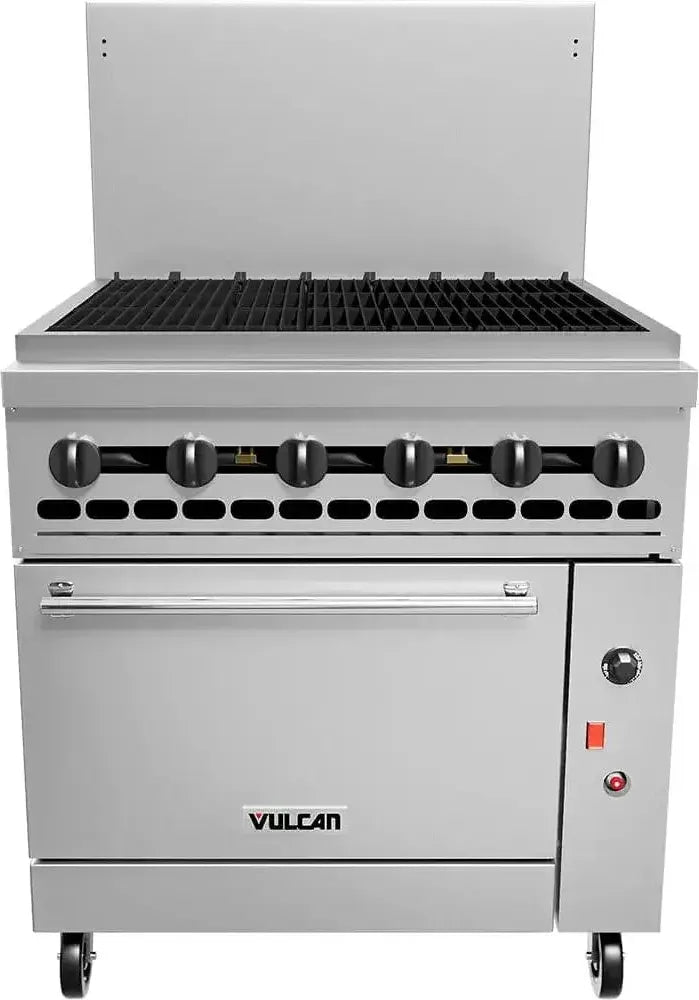 Vulcan - Restaurant Gas Range, with 36" Charbroiler and Convection Oven - 36C-36CBP
