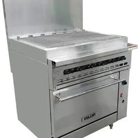 Vulcan - Restaurant Gas Range, with 36" Charbroiler and Standard Oven - 36S-36CBP