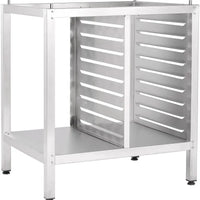 Vulcan - Stainless steel tall stand with (9) shelving levels for half size Chef'sCombi ovens 61 - CHEF-STAND61