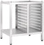 Vulcan - Stainless steel tall stand with (9) shelving levels for half size Chef'sCombi ovens 61 - CHEF-STAND61