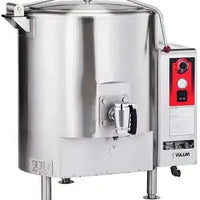 Vulcan - Tri-Leg Base Full Jacketed Stationary Direct Steam Kettle - 100 Gallon Capacity - ST100
