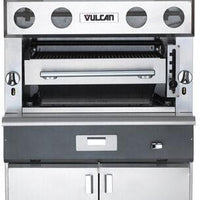 Vulcan - Upright Ceramic Broiler with Cabinet Base & Finishing Oven, 100,500 BTU - VBB1BF