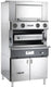 Vulcan - Upright Ceramic Broiler with Cabinet Base & Finishing Oven, 100,500 BTU - VBB1BF