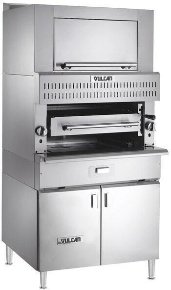 Vulcan - Upright Infrared Broiler with Cabinet Base & Finishing Oven - VIR1BF