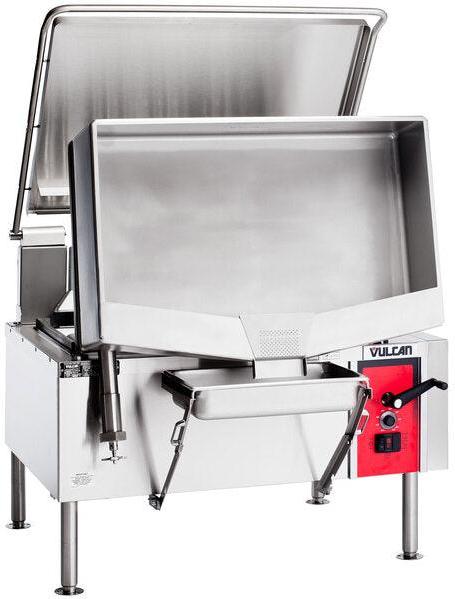 Vulcan - VG Series 40 Gallon Gas Floor Model Tilting Skillet Braising Pan with Manual Controls - VG40