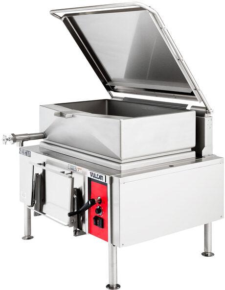 Vulcan - VG Series 40 Gallon Gas Floor Model Tilting Skillet Braising Pan with Manual Controls - VG40