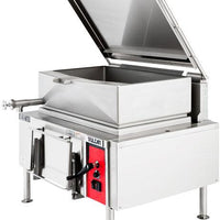 Vulcan - VG Series 40 Gallon Gas Floor Model Tilting Skillet Braising Pan with Manual Controls - VG40