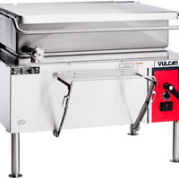 Vulcan - VG Series 40 Gallon Gas Floor Model Tilting Skillet Braising Pan with Manual Controls - VG40