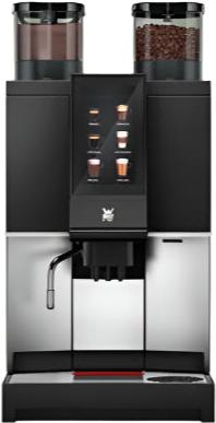 WMF - 1300S Coffee Machine 1 Step with 2 Grinders and Steam Wand - 1313505086
