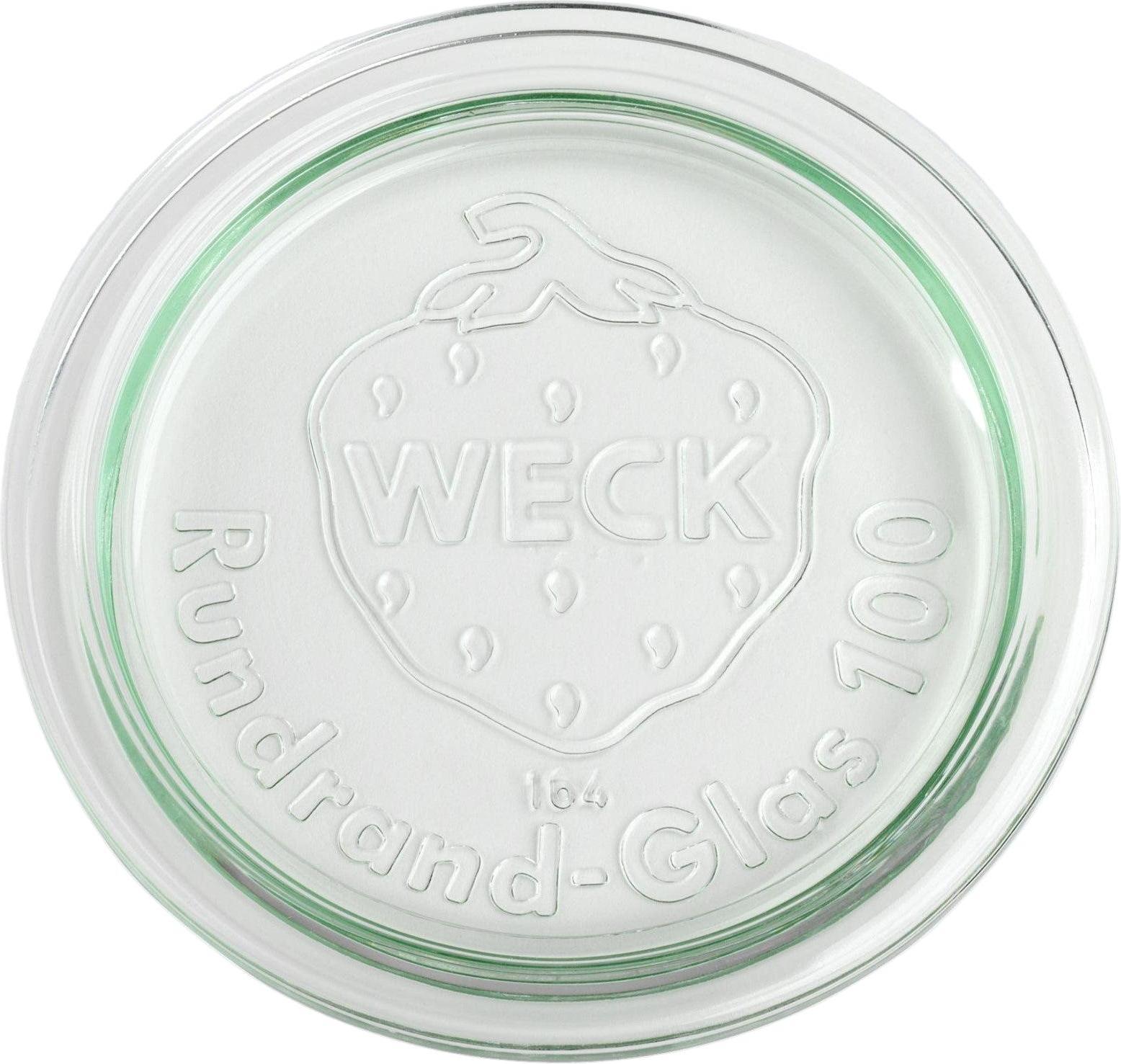 Weck Jars - 100 mm Large Glass Lid #100 - WK100-GL