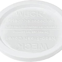 Weck Jars - 100 mm Large Keep Fresh White Cover #100, Pack of 5 - WK100-KFW