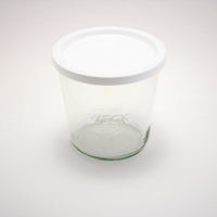 Weck Jars - 100 mm Large Keep Fresh White Cover #100, Pack of 5 - WK100-KFW