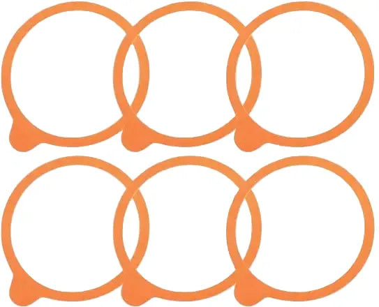 Weck Jars - 100 mm Large Rubber Ring #100, Pack of 6 - WK100-RR