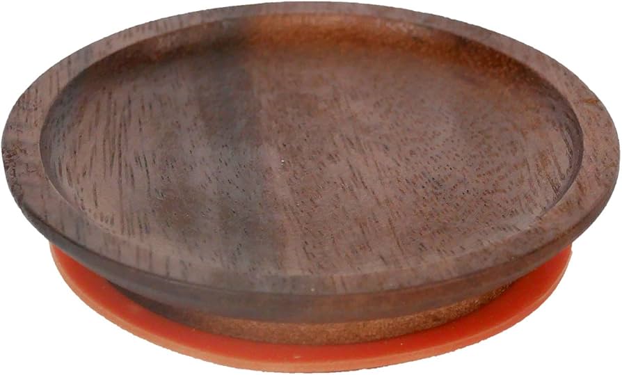 Weck Jars - 80 mm Medium Acacia Wood Lid #80 - WK80-AWL