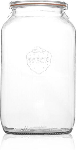 Weck Jars - Barrel Jar 3300 ml, Pack of 3 - WK776-C