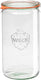 Weck Jars - Cylindrical Jar 1590 ml, Pack of 4 - WK974-C