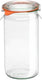 Weck Jars - Cylindrical Jar 340 ml, Pack of 12 - WK975-C