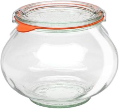 Weck Jars - Deco Jar 1062 ml, Pack of 4 - WK748-C