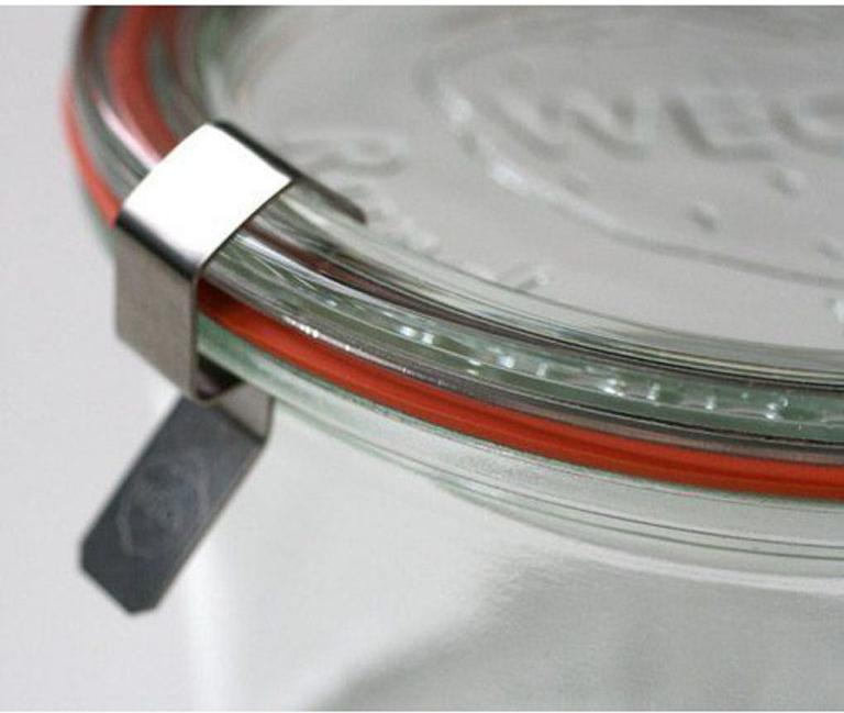 Weck Jars - Metal Clamps, Pack of 12 - WKCLAMP
