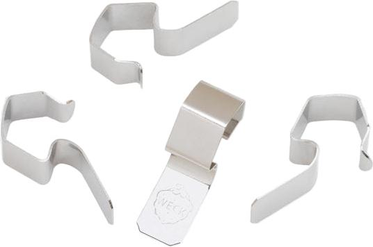 Weck Jars - Metal Clamps, Pack of 12 - WKCLAMP