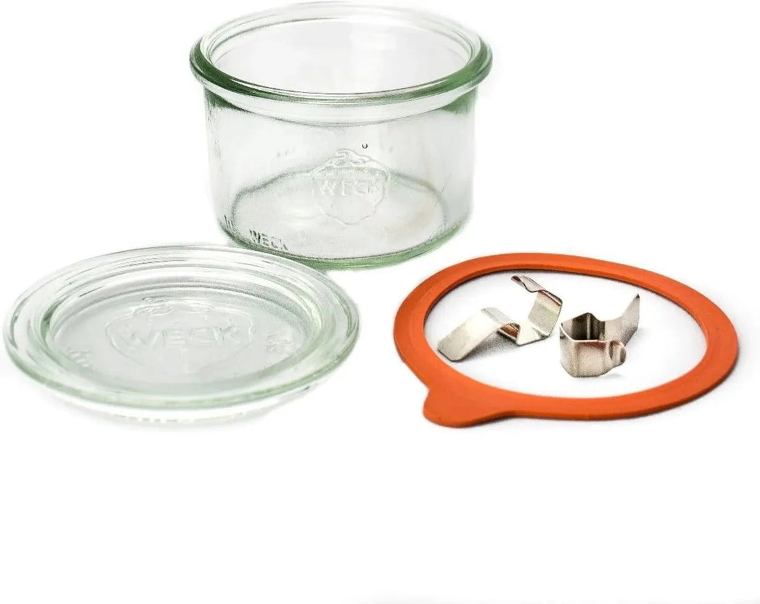 Weck Jars - Mini Mold Jar 80 ml, Pack of 24 - WK080-C