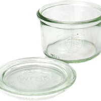 Weck Jars - Mini Mold Jar 80 ml with Glass Lid, Pack of 24 - WK080-CB