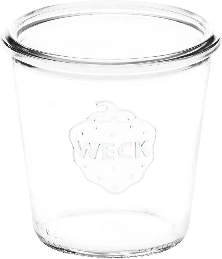 Weck Jars - Mold Jar 580 ml, No Lid, No Ring, No Clamps Included - WK742-B