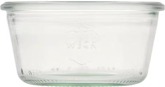 Weck Jars - Mold Jar Short 290 ml, No Lid, No Ring, No Clamps Included - WK569-B