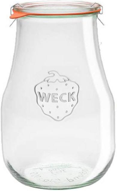 Weck Jars - Tulip Jar 1750 ml, Pack of 4 - WK738-C