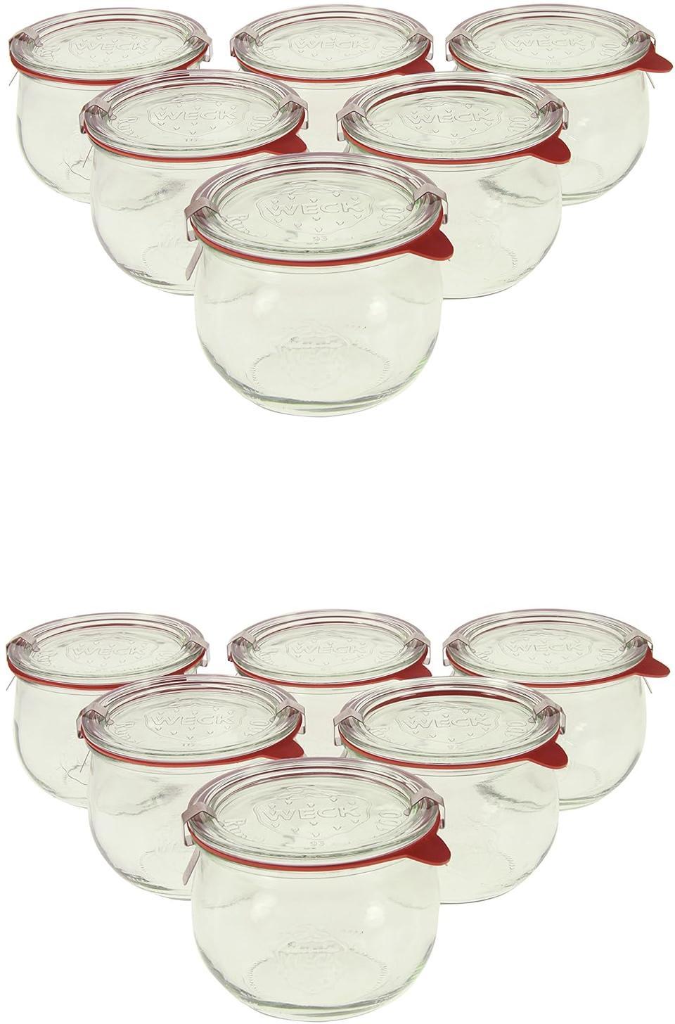Weck Jars - Tulip Jar 580 ml, Pack of 12 - WK744-D