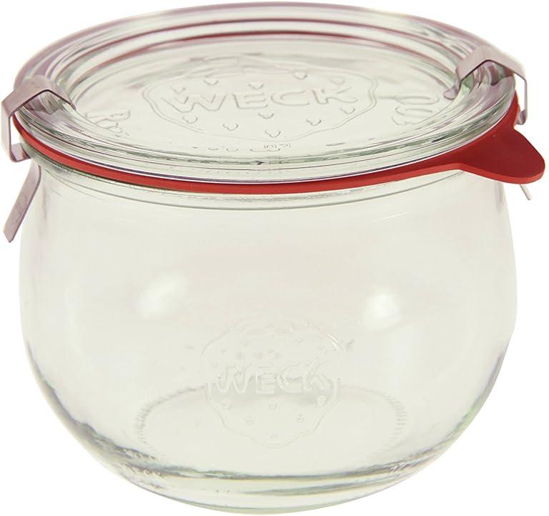 Weck Jars - Tulip Jar 580 ml, Pack of 6 - WK744-C