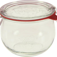 Weck Jars - Tulip Jar 580 ml, Pack of 6 - WK744-C