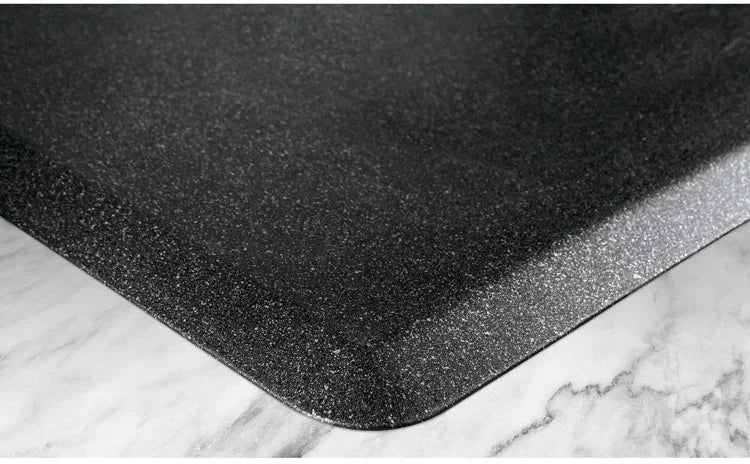 WellnessMats - Granite 36" x 24" Onyx Floor Mat - 32WMRGO