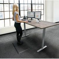 WellnessMats - Granite 36" x 24" Onyx Floor Mat - 32WMRGO