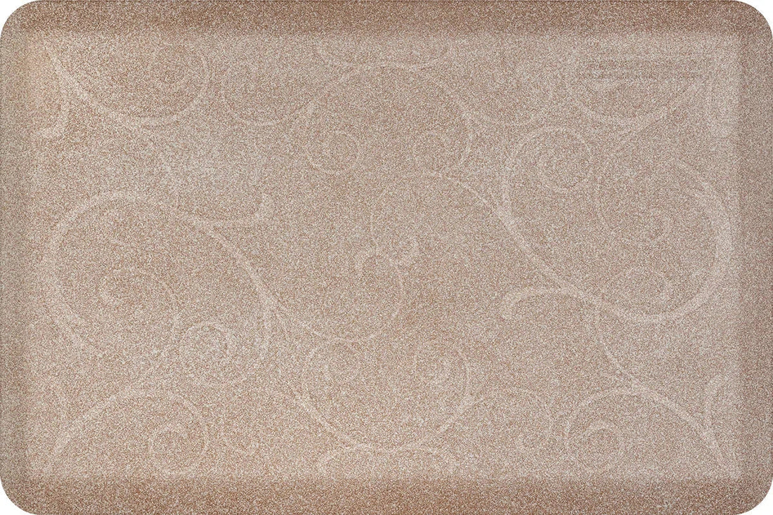 WellnessMats - Granite Bella 36" x 24" Sand Floor Mat - 32WMRGIBSND