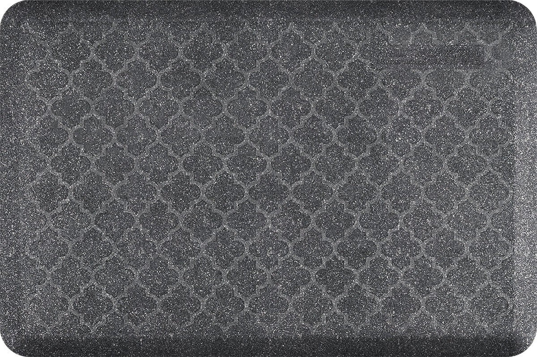 WellnessMats - Granite Trellis 36" x 24" Steel Floor Mat - 32WMRGITS