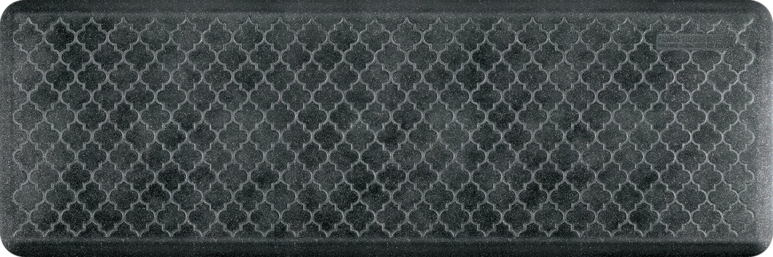 WellnessMats - Granite Trellis 72" x 24" Onyx Floor Mat - 62WMRGITO - DISCONTINUED