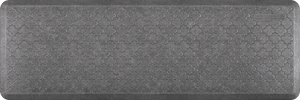 WellnessMats - Granite Trellis 72" x 24" Steel Floor Mat - 62WMRGITS