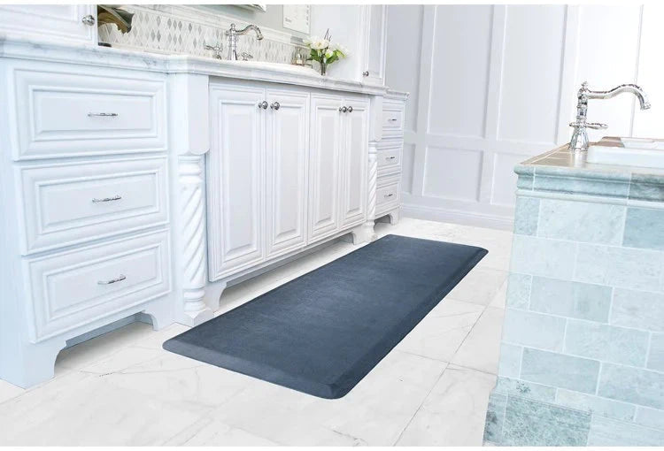 WellnessMats - Linen 72" x 24" Lagoon Floor Mat - EL62WMRBGRY - DISCONTINUED
