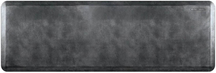 WellnessMats - Linen 72" x 24" Onyx Floor Mat - EL62WMRBNBLK