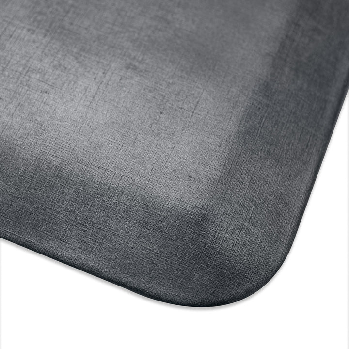 WellnessMats - Linen 72" x 24" Slate Floor Mat - EL62WMRBNGRY