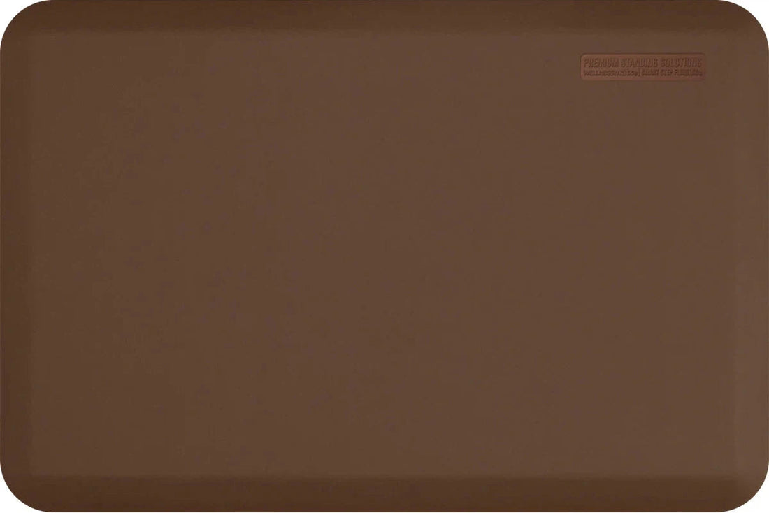WellnessMats - Original 36" x 24" Brown Floor Mat - 32WMRBRN