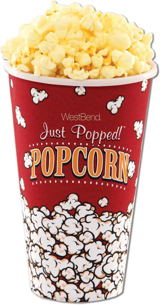 West Bend - 1 QT Reusable Plastic Theater Popcorn Bucket - PC10627