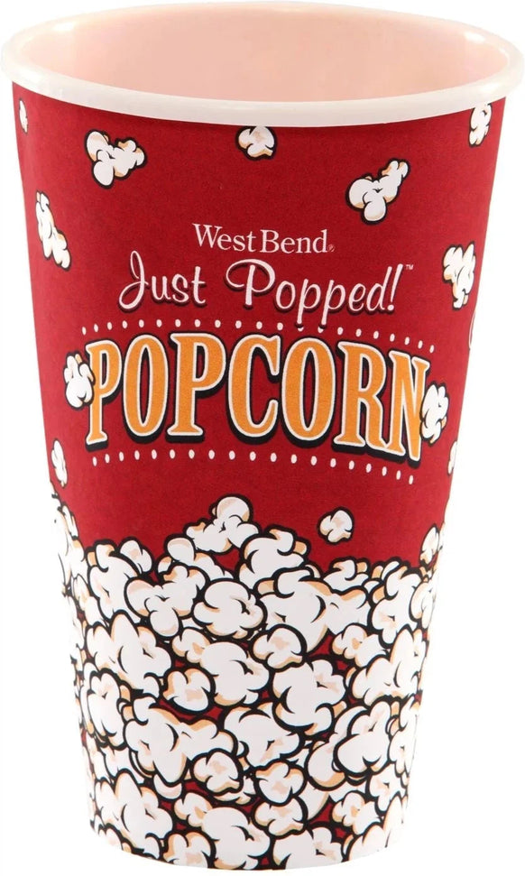 West Bend - 1 QT Reusable Plastic Theater Popcorn Bucket - PC10627